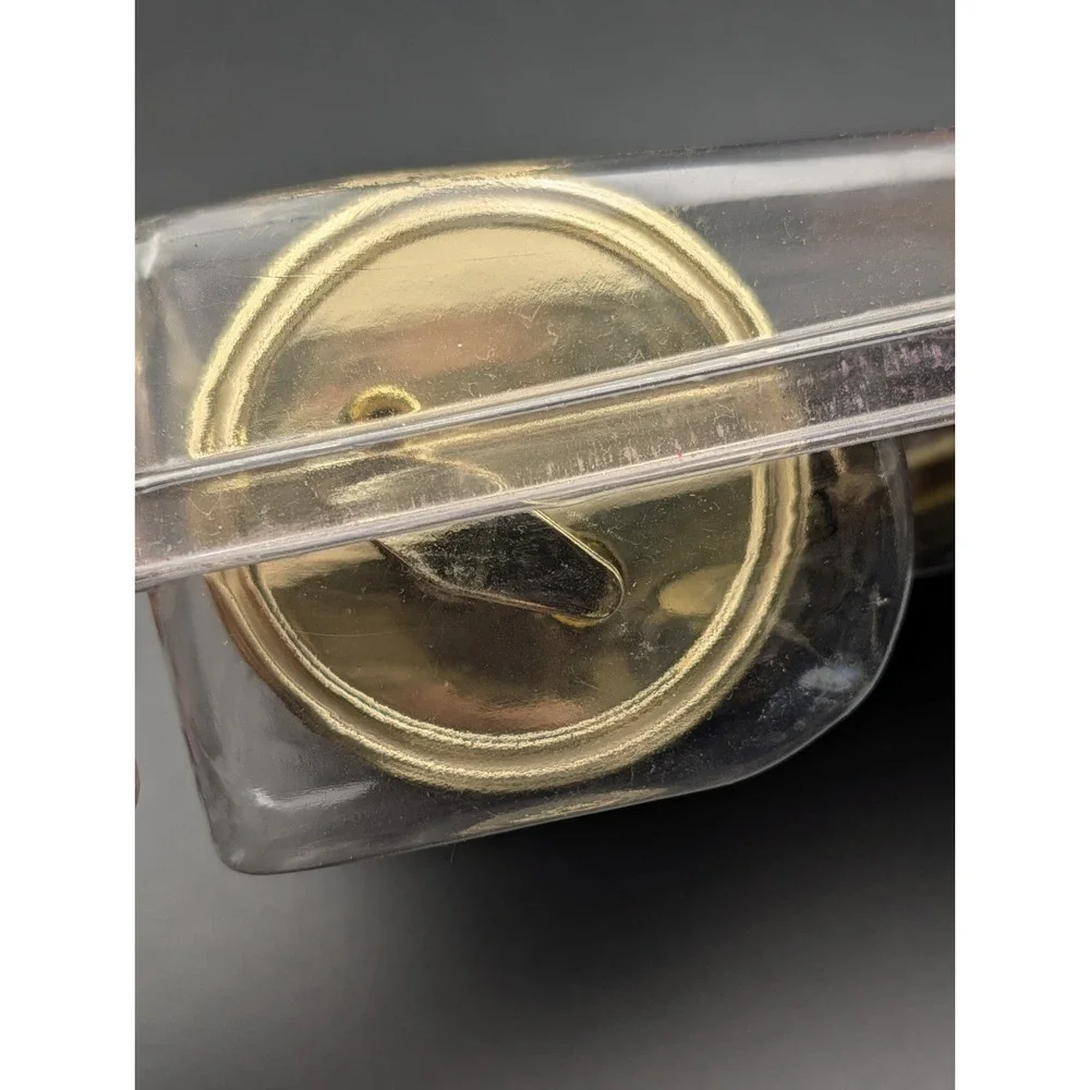 Defiant Deadbolt Keyed One Side 154-725 Shiny Brass New